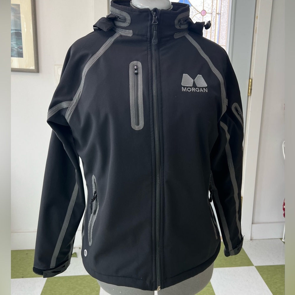 Morgan Black Softshell Jacket - Picture 2 of 8